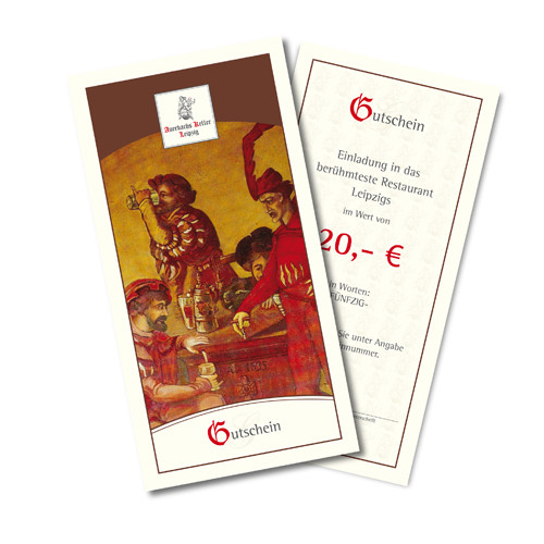 20€ Gutschein (per Post)