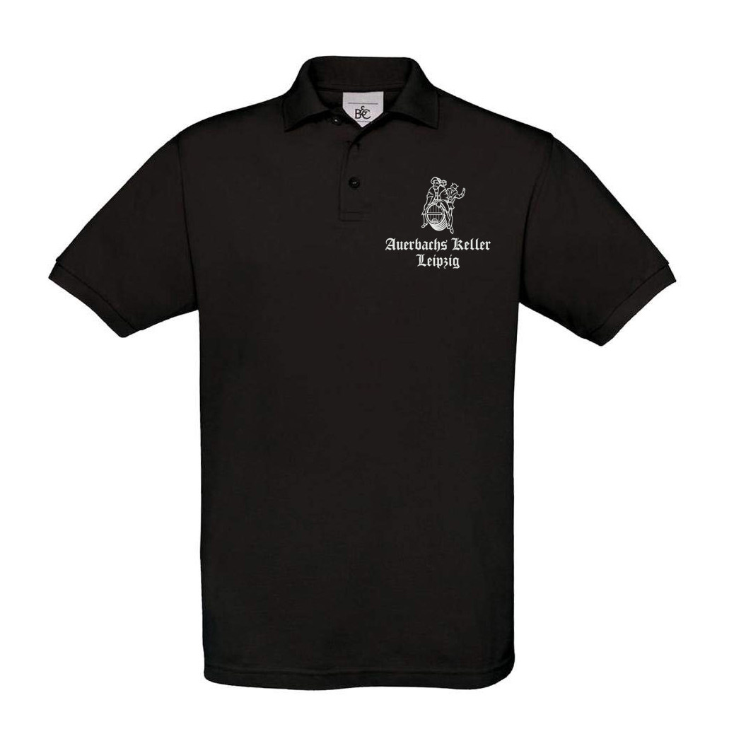 Schwarzes Polo-Shirt, Gr. M